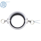 Cam Lock 4" Type B Female Coupler × Male NPT Aluminum Hose Fitting