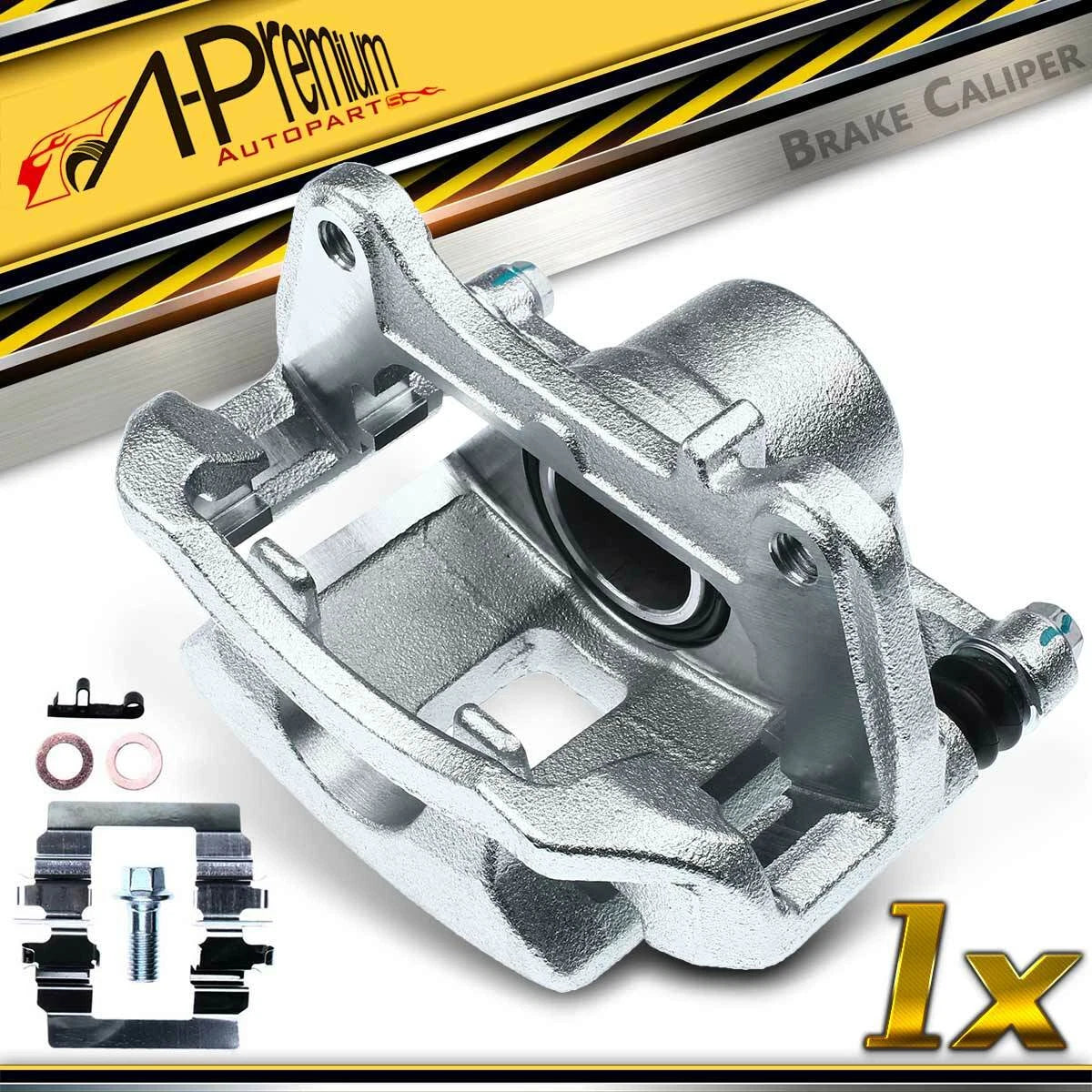 Front Left Brake Caliper with Bracket for Chevy Cobalt, Pontiac G5 (2007–2010)