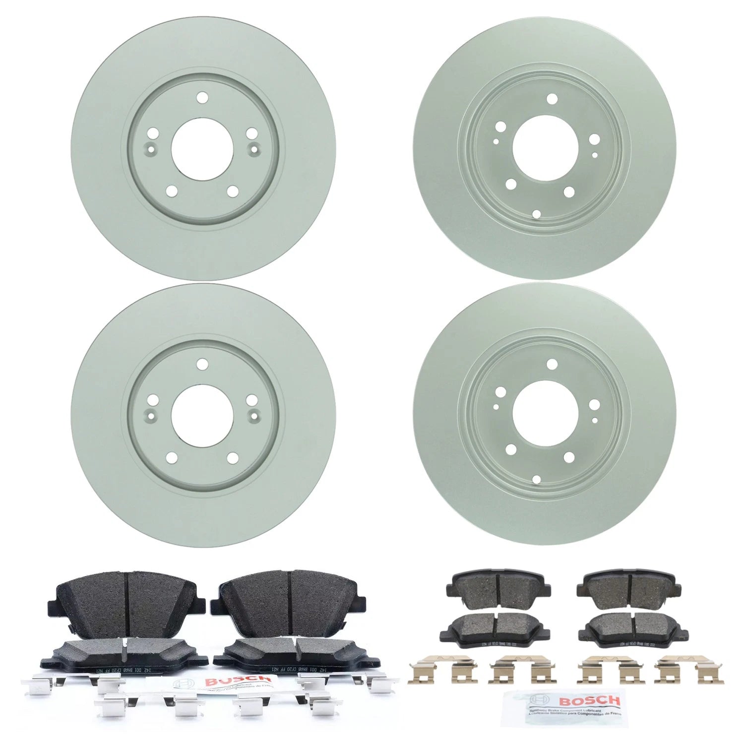 Bosch Quietcast Brake Pad & Rotor Kit for Kia Optima (FWD) (2011–2015)