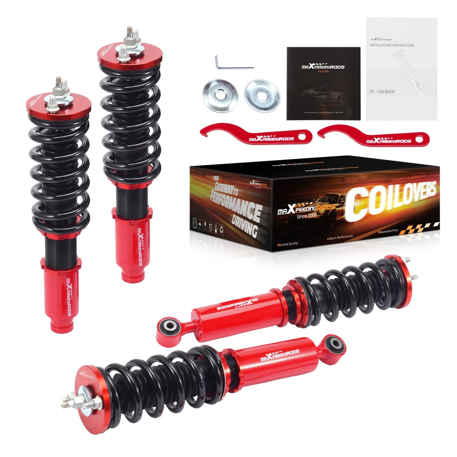24 Way Damper Coilover Shocks Absorber Kit for Honda CR-V (1997–2001)