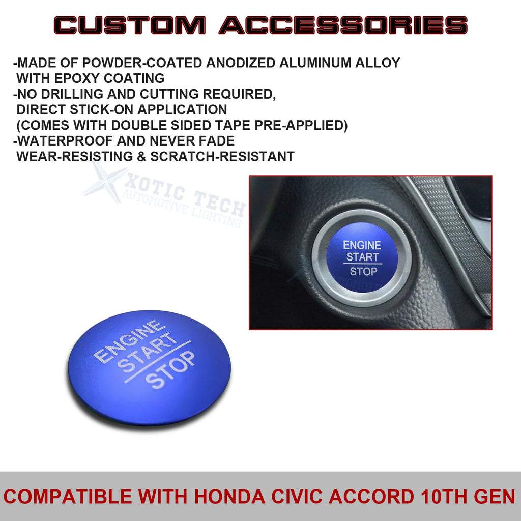 Engine Start Button Moulding Cover for Honda Accord (2018-2022)