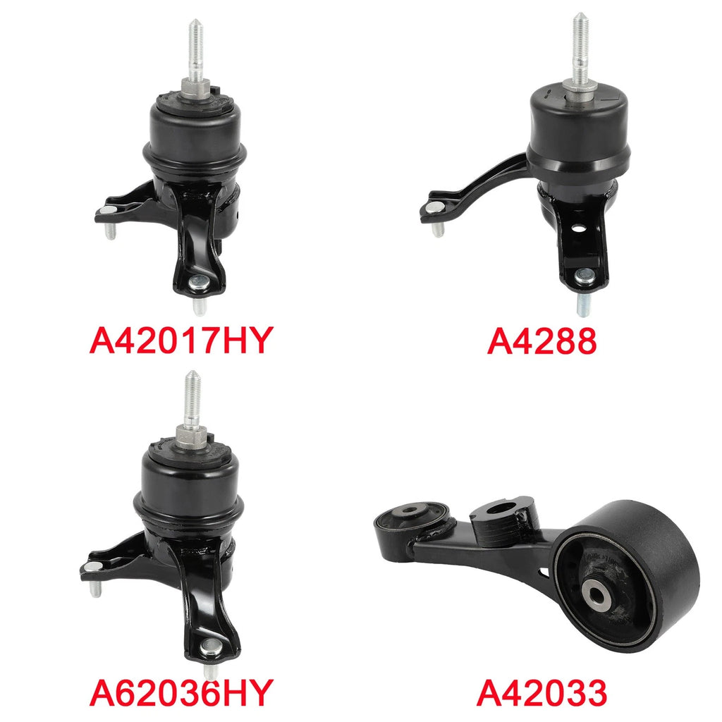4Pcs Engine Motor Mount Kit for Toyota Sienna (2015–2016) V6 3.5L