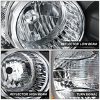 Passenger Side Headlight Assembly for Chevy Sonic (2012–2016) OE Style Chrome