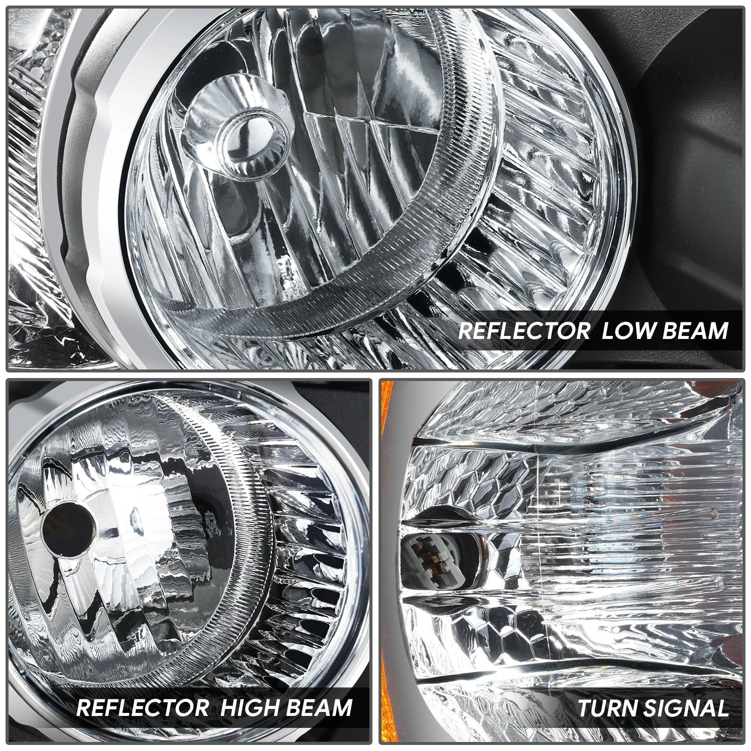 Passenger Side Headlight Assembly for Chevy Sonic (2012–2016) OE Style Chrome