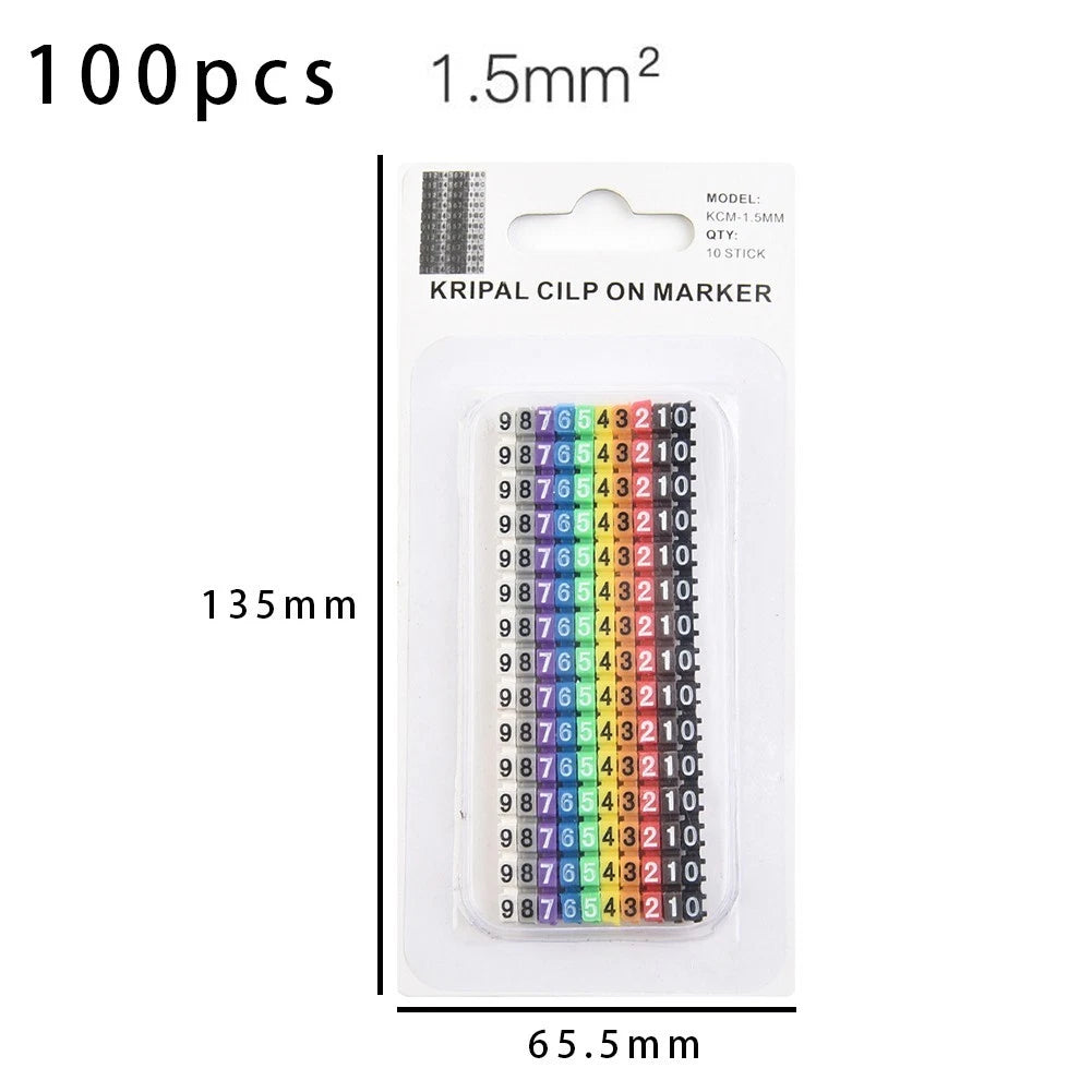 Wire Number Box Clip-on Design for Automotive Electrical Equipment
