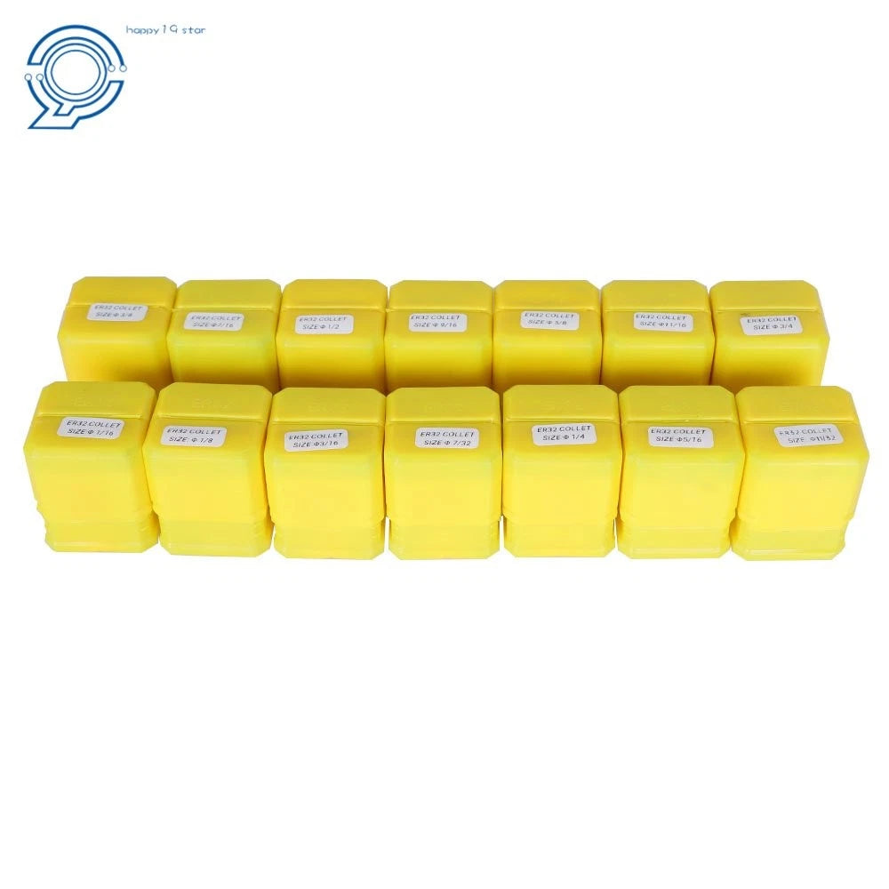 14 Pack ER32 Spring Collet Set for Milling Lathe Tool Engraving Machine