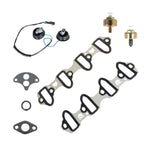 Set of 5 Knock Sensor Harness Intake Manifold Gasket for Silverado Sierra 