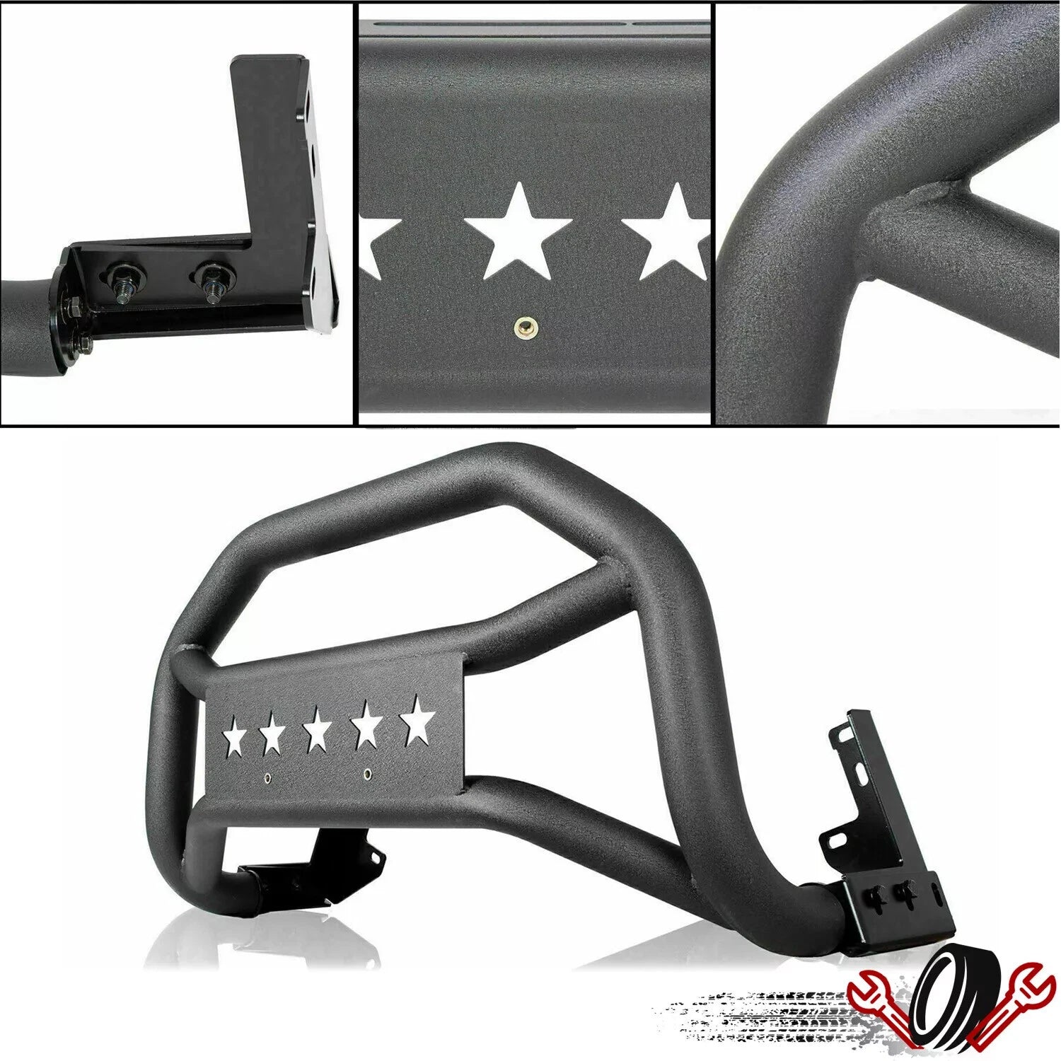 Bull Bar Push Front Bumper Grille Guard for Toyota Tacoma (2005–2023)