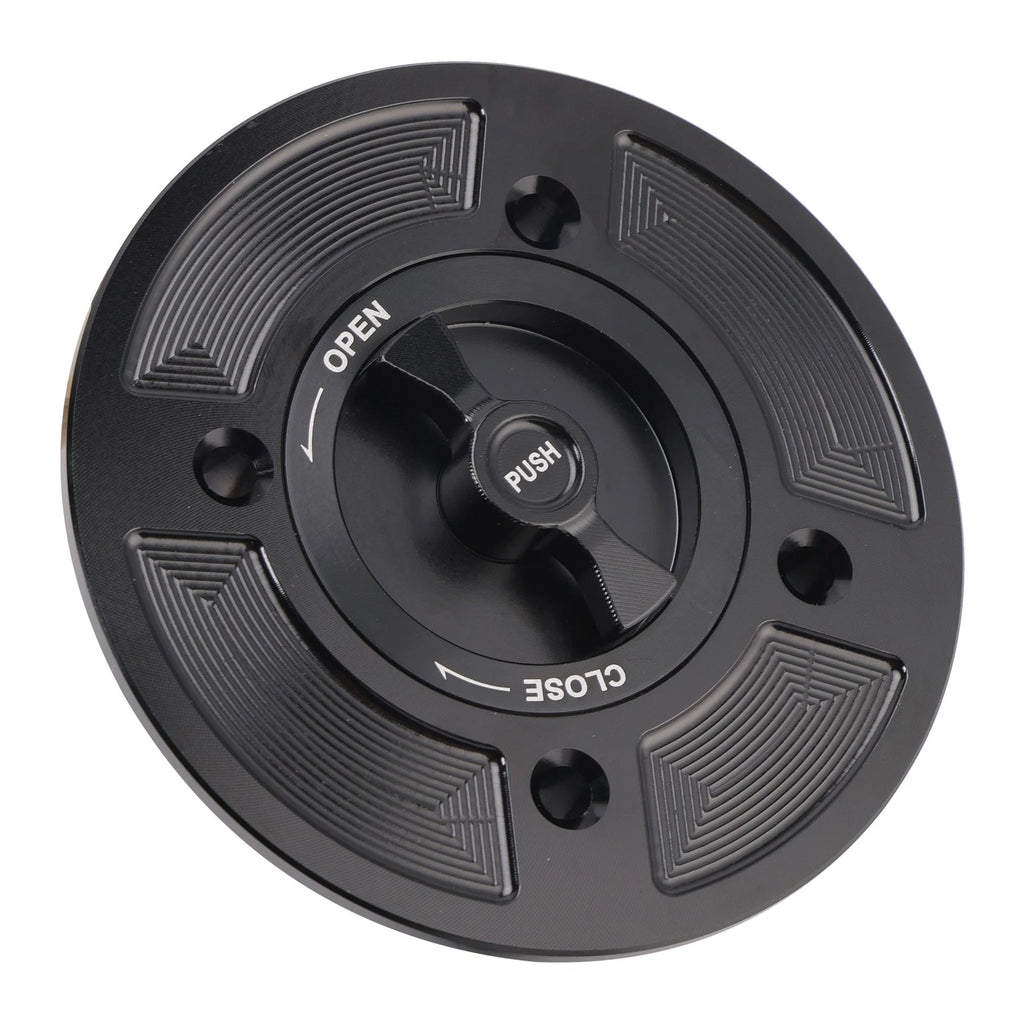 CNC Keyless Fuel Gas Cap for Kawasaki Ninja 400 500 650 Versys-X 250 300 (2017–Present)