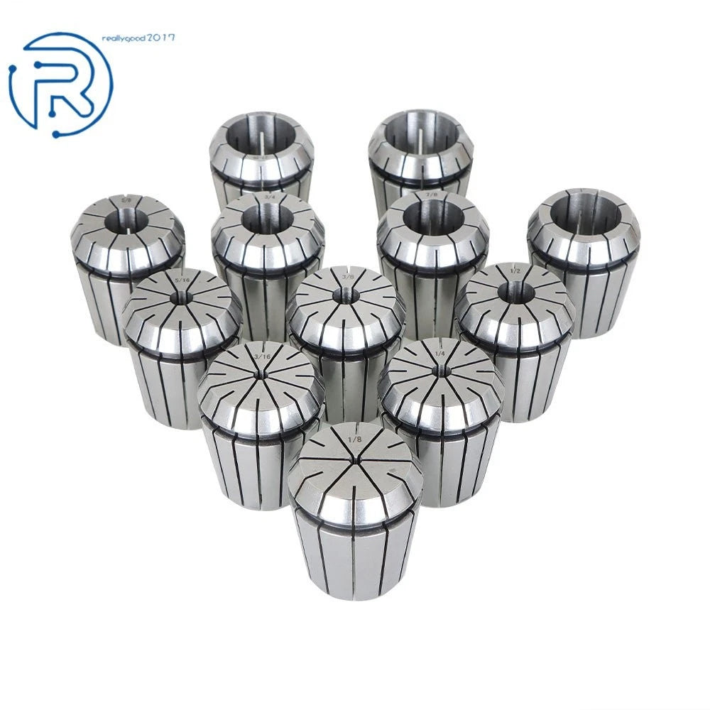 12Pcs ER40 Spring Collets 1/8"-1-1/8" for CNC Milling Lathe Tool Machine