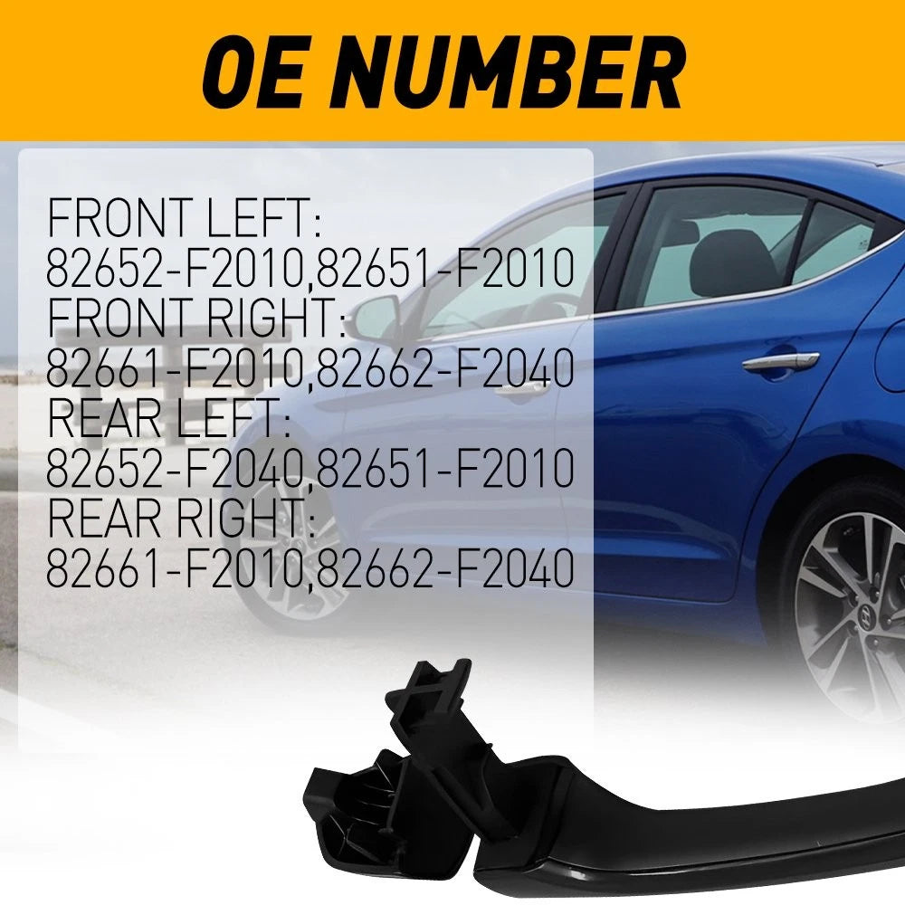4PCS Door Handle for Hyundai Elantra Sedan (2017–2020)