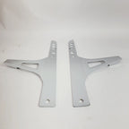Set of 2 Chrome Detachables Rigid Sideplates for Harley Dyna Fat Bob (2008–2023) 53020-06A