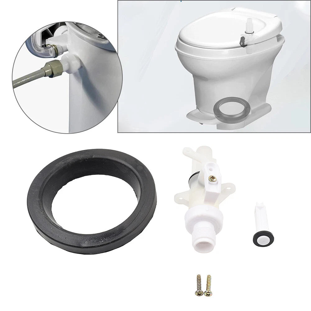 RV Water Valve Kit 13168 for Thetford Aqua Magic IV Toilet (High Low)