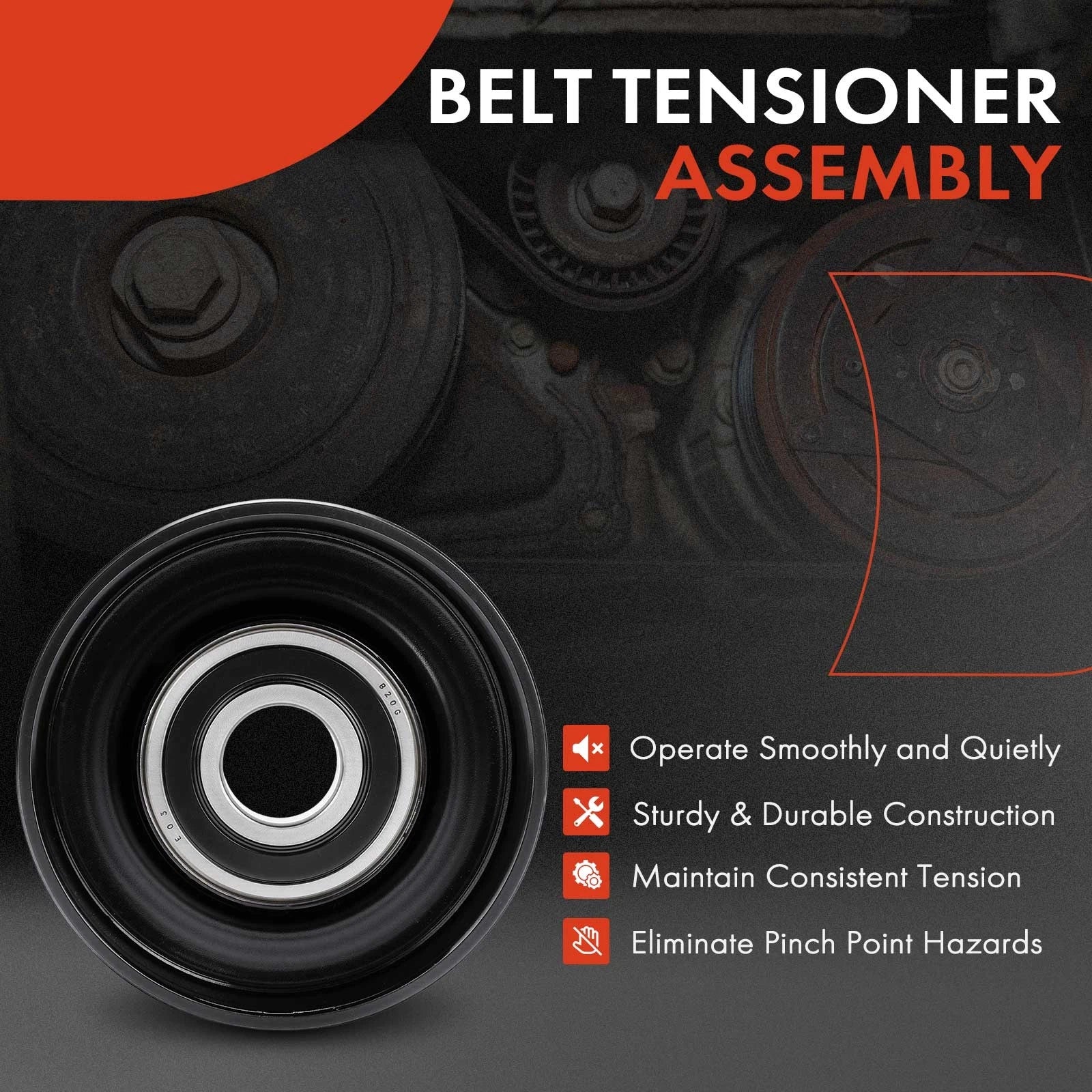 Accessory Belt Idler Pulley for Chevy Camaro and Buick Lucerne (2000–2010)