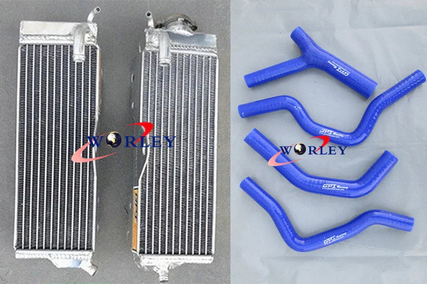 Aluminum Radiator & Hose for Honda CR500 CR500R (1985-1988)