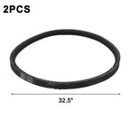 Set of 2 PTO Shaft Belts for Kubota G3200 (66021-25080)