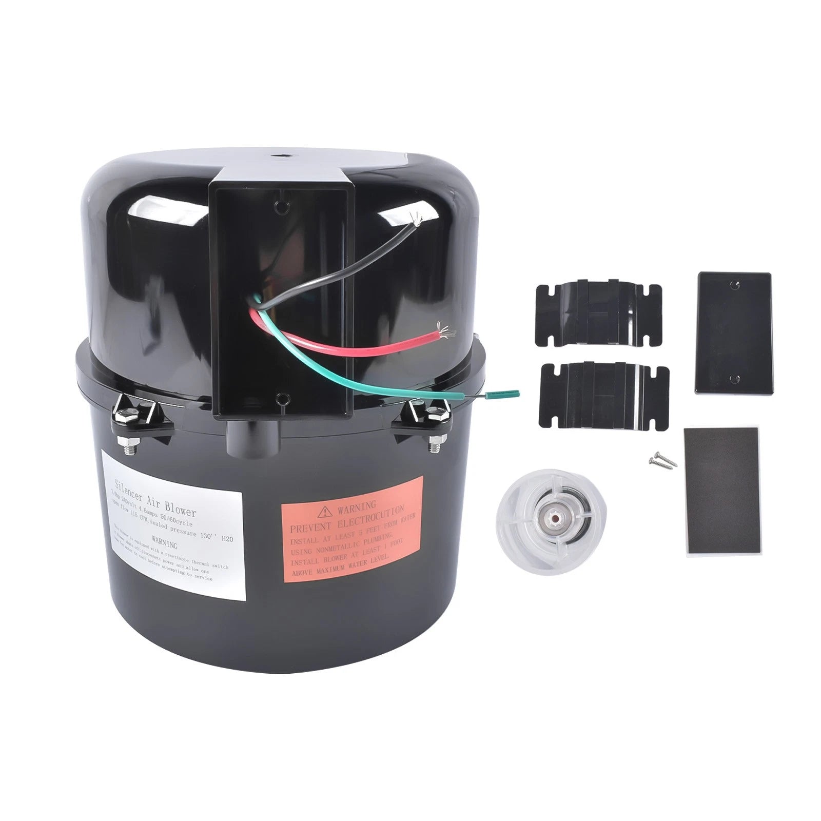 Silencer Spa Blower Motor 240V 4.5A 2 HP for Gas Powered Models (6320241)