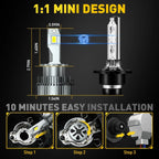 2X D4S/D4R LED Headlight Conversion Kit for HID Xenon (6000K)