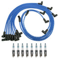 NGK Wire Set & Denso 8 Iridium Spark Plugs Kit for Corvette 5.7L V8 (1974–1982)