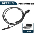 Front Right ABS Wheel Speed Sensor for Mercedes-Benz GLC300, C400 (2016-2023)