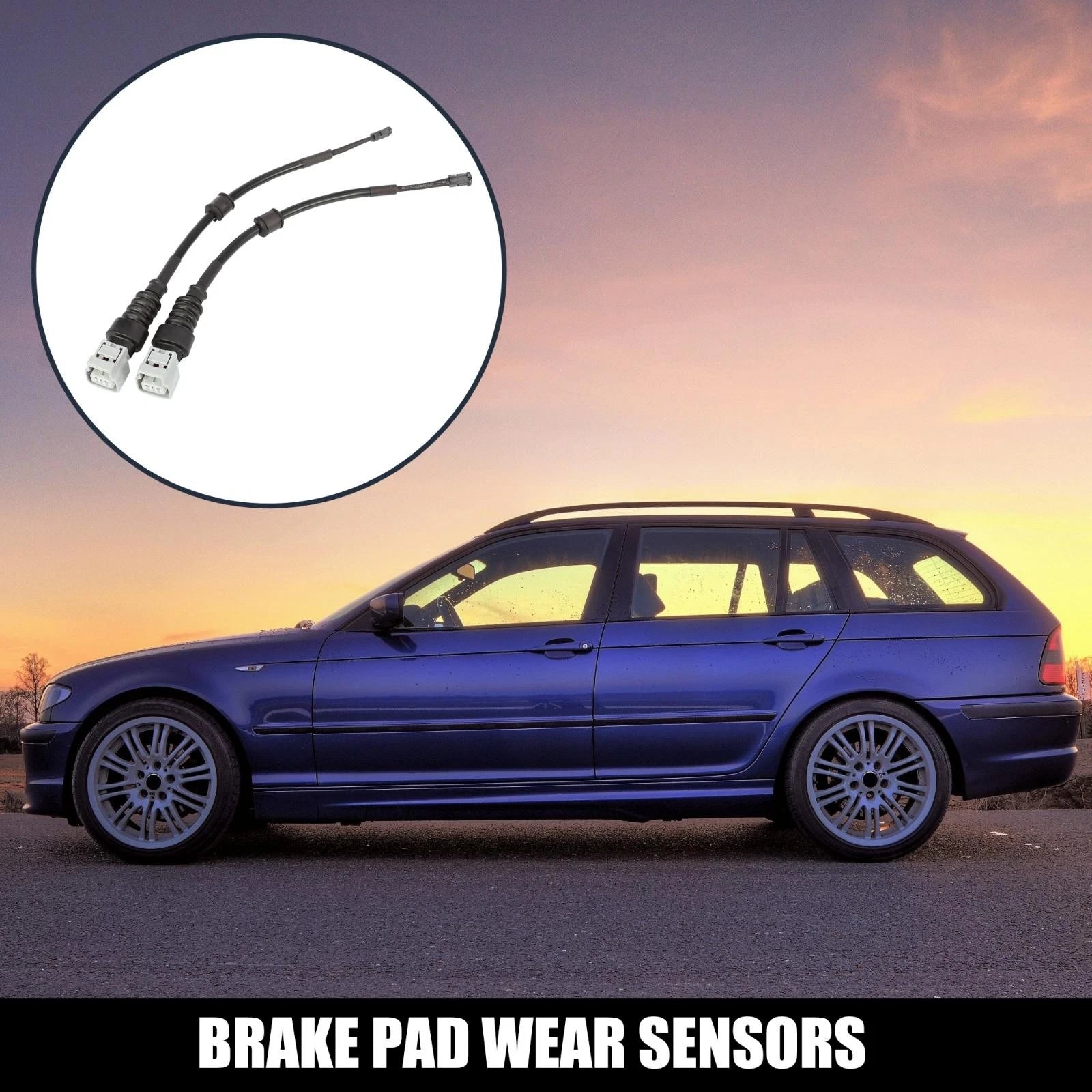 2X Rear Brake Pad Electronic Wear Sensor 47771-50060 for Lexus LS400 (1996–2000)