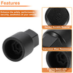 E Wheel Lock Lug Nut Key Socket Removal Tool for Toyota Lexus 