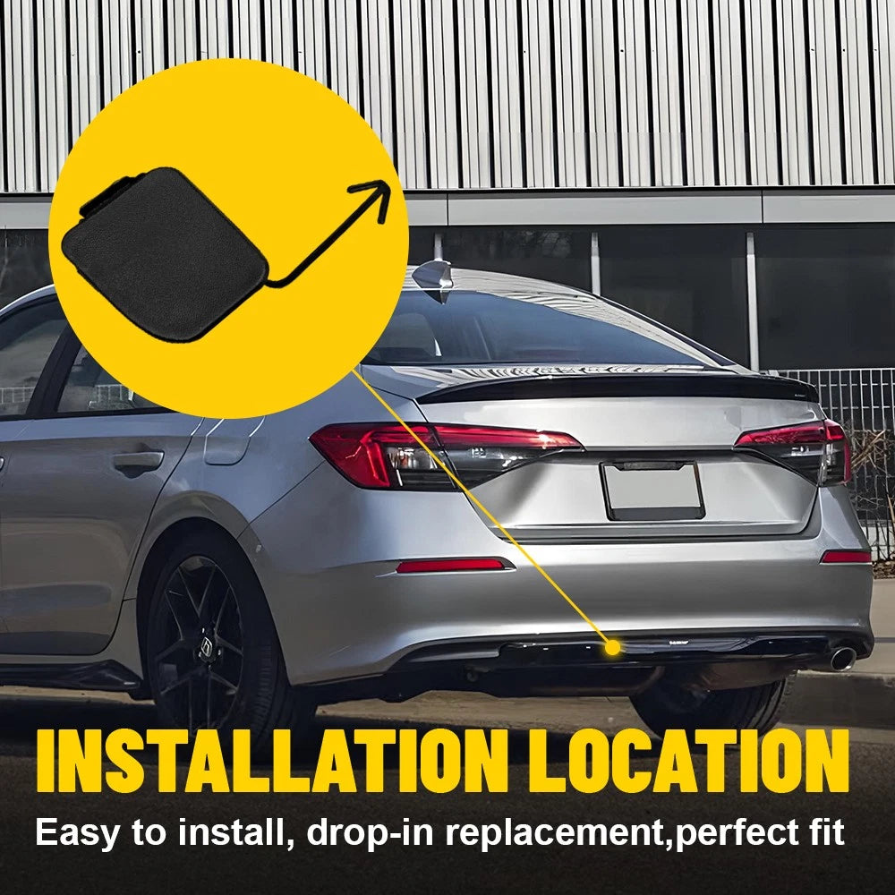 Tow Hook Cap Cover for Honda Civic (2016â2021) Black