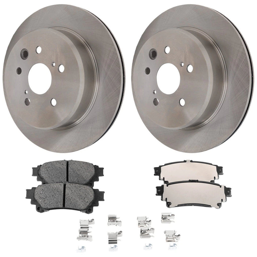 Brake Disc Rotors and Pads Kit for Lexus IS300 IS350 RC350 GS350 GS300