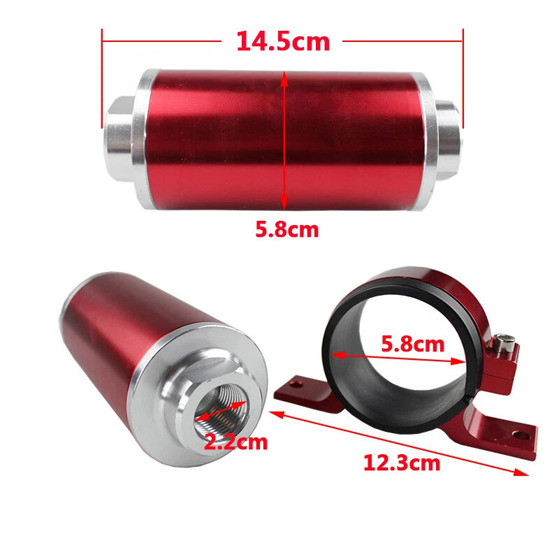 Fuel Filter for Universal Applications (30 Micron, AN6/AN8/AN10)