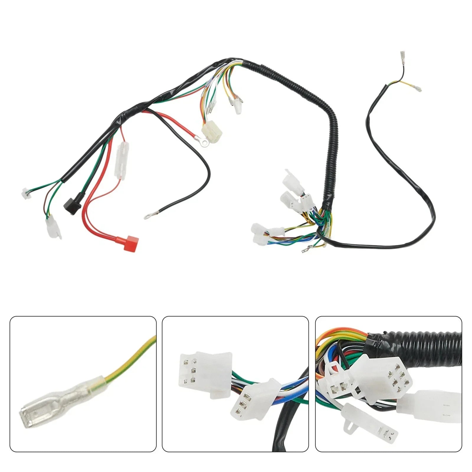 Quad Wire Harness Copper for Chinese ATV UTV 50/70/90/110/125cc