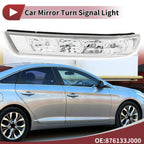 Mirror Turn Signal Light for Hyundai Santa Fe (2013–2018) No. 876133J000 Left Gray Clear