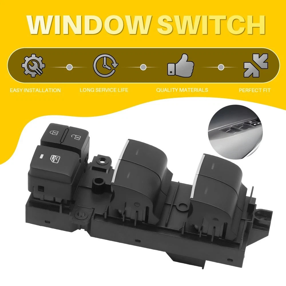 Left Side Window Switch for Toyota Corolla Sedan (2020–2022) ABS Plastic