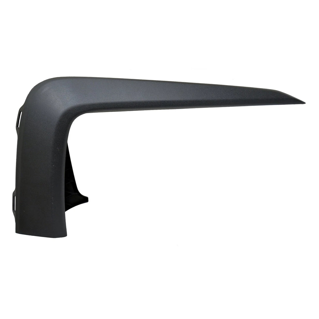 Replacement Black Textured Front Passenger Side Upper Bumper Cover Molding