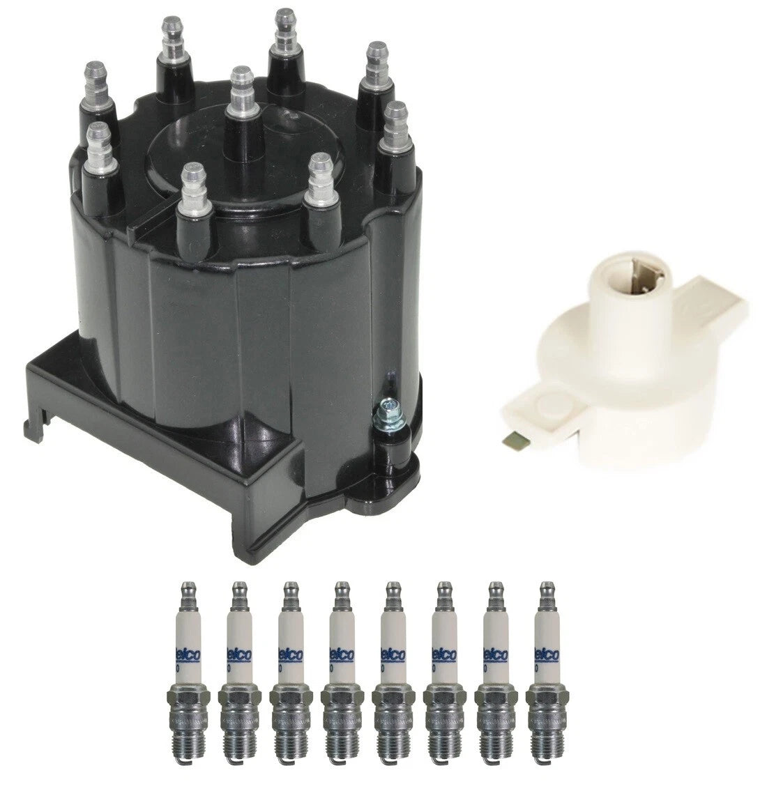 Distributor Rotor Cap & Rapidfire Spark Plugs Kit for G30 V3500 (1990–1995)