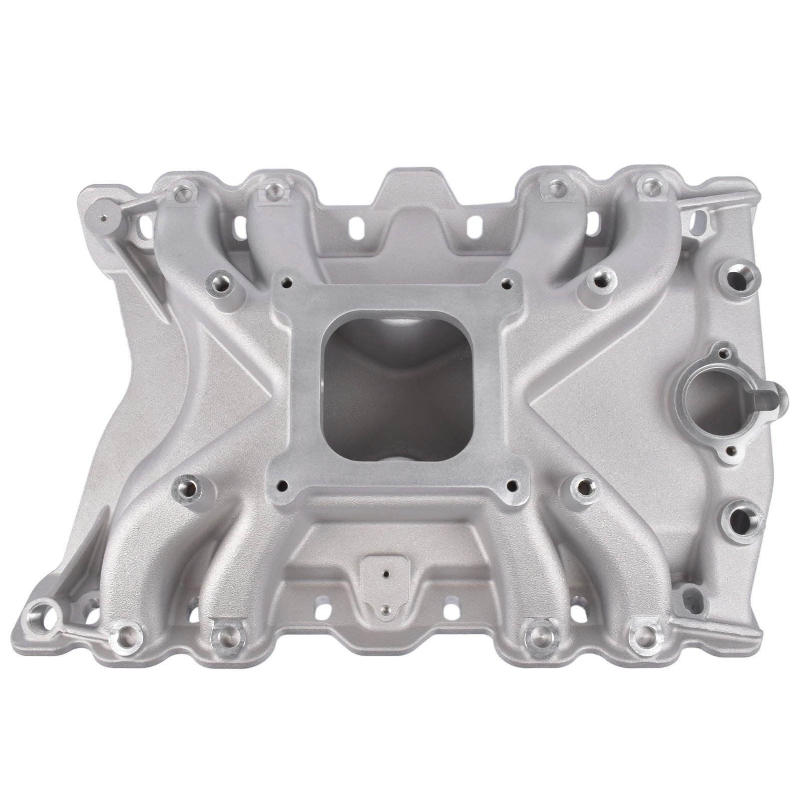 Satin LowRise Intake Manifold for Oldsmobile 400 425 (1964–1976)