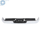 Set of 2 Steel Chrome Rear Bumper Face Bar and Step Pad for RAM 2500 3500 (2019–2024)