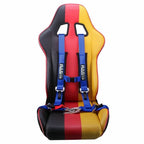 2 Inch Blue 4 Point Camlock Quick Release Racing Harness for Universal Fit