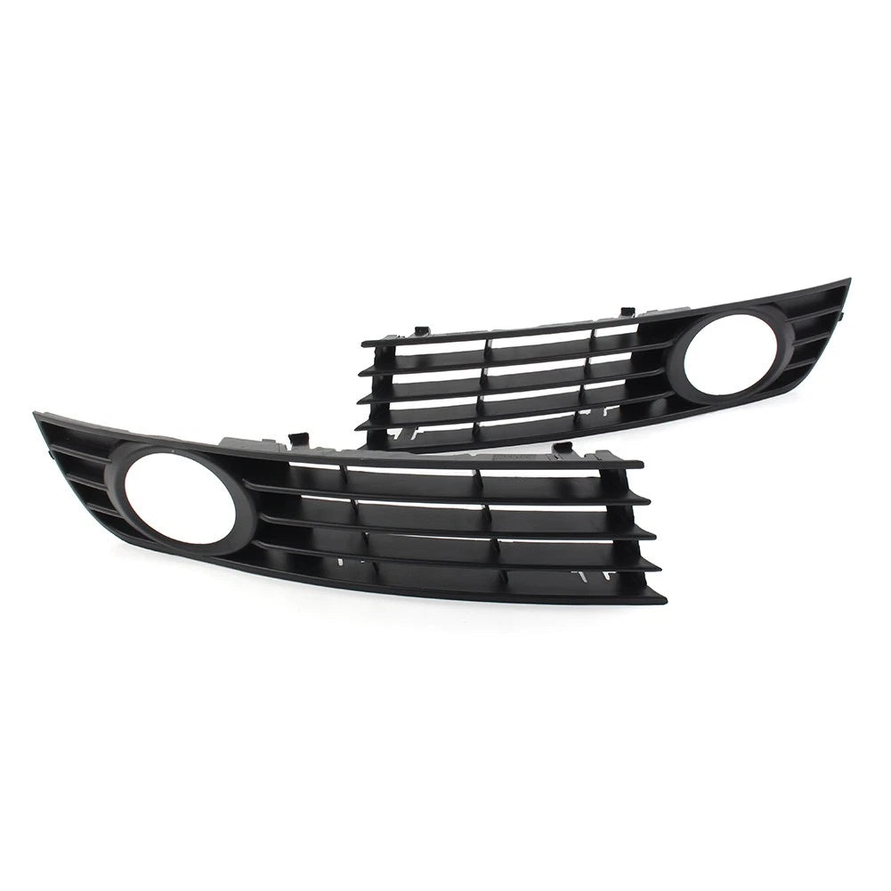 Pair of Front Bumper Fog Lights Grille Cover for Audi A4 B6 (2001–2005)