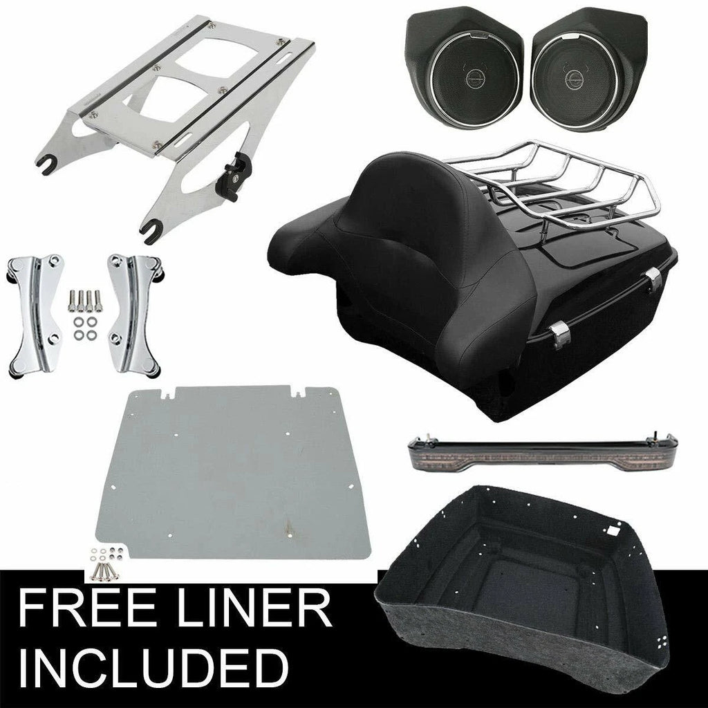 King Trunk Speakers for Harley Touring Electra Street Glide (2014–2025)