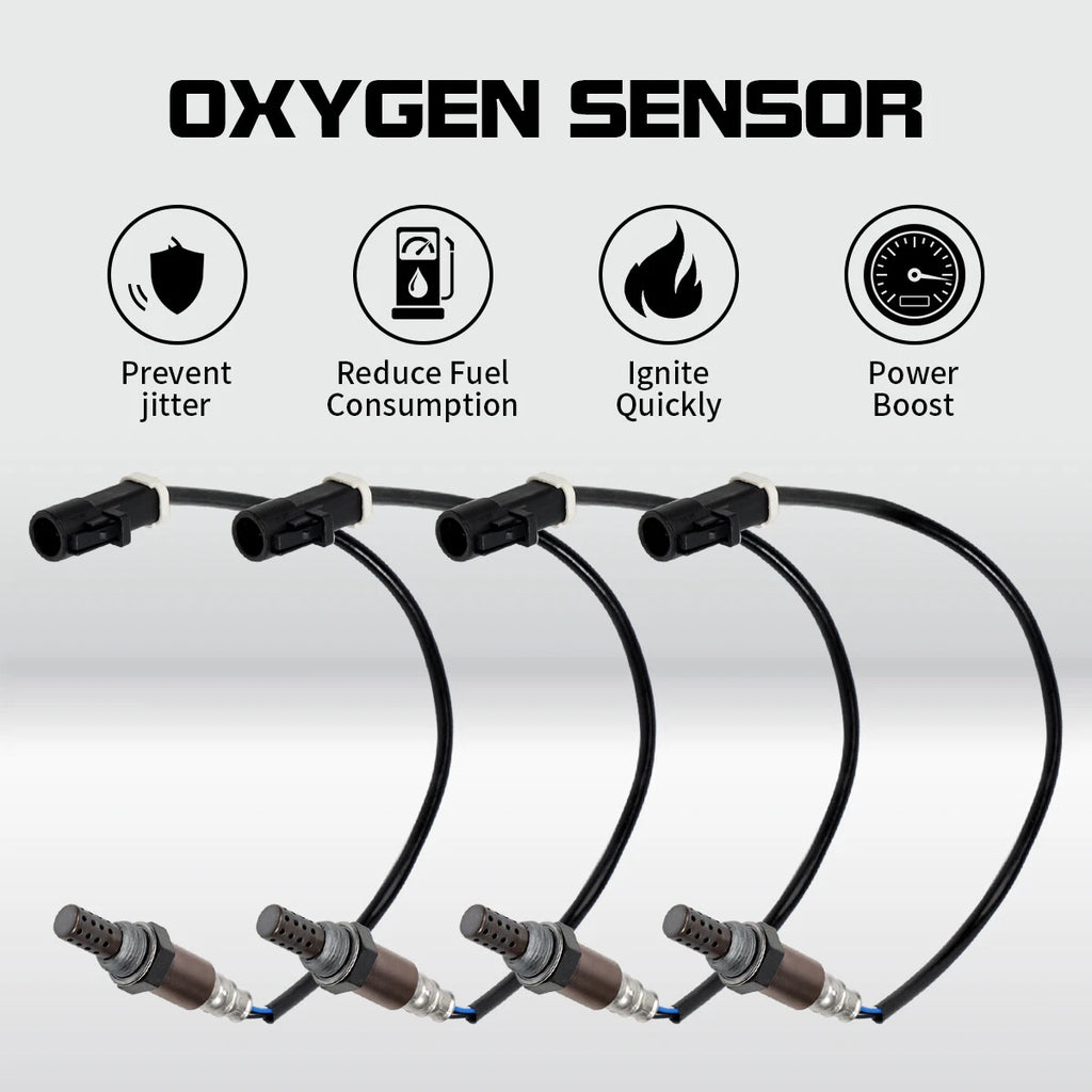 Set of 4 Oxygen O2 Sensors for Ford F150 Pickup (1997–2008)