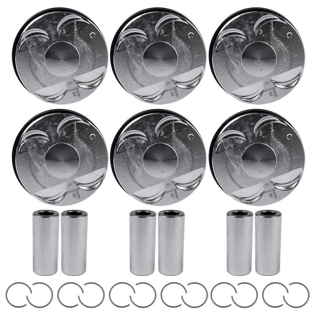6Pc Pistons Kit for Jeep Ram 1500 3.6L V6 (2011-2018)