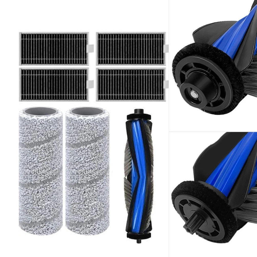 Accessory Kit for Ecovacs X11 OMNICYCLONE (1 Main Brush, 2 Mop Rollers, 4 Filters)