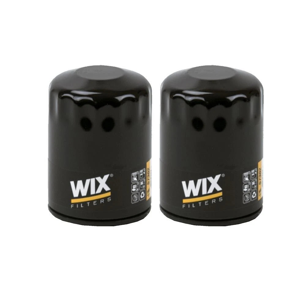 2X Wix 57302 Engine Oil Filter Kit for (Spin-On)