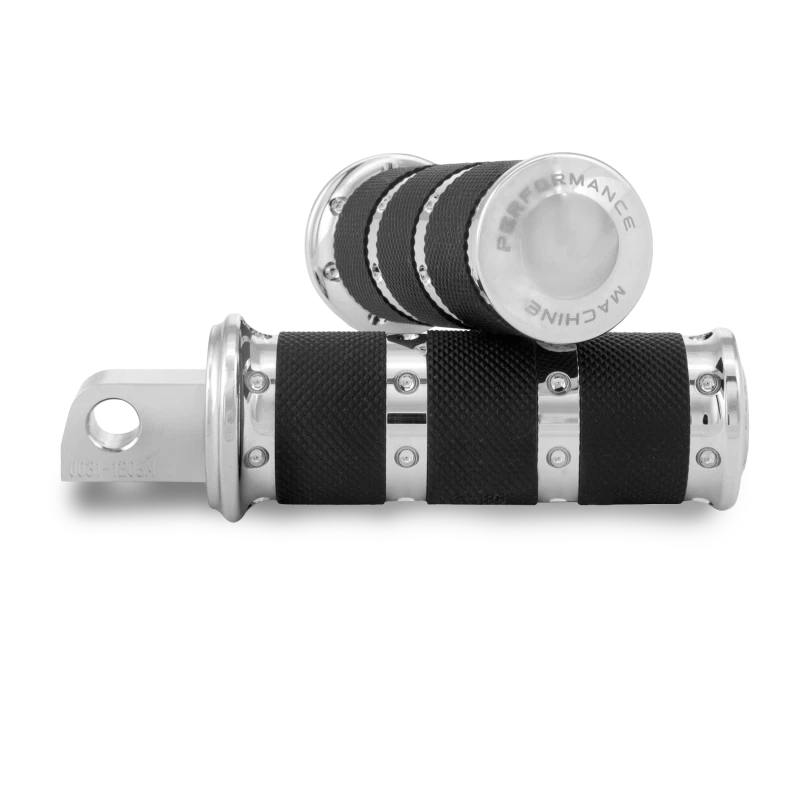 Performance Machine Footpegs XLS for Passenger (Chrome)