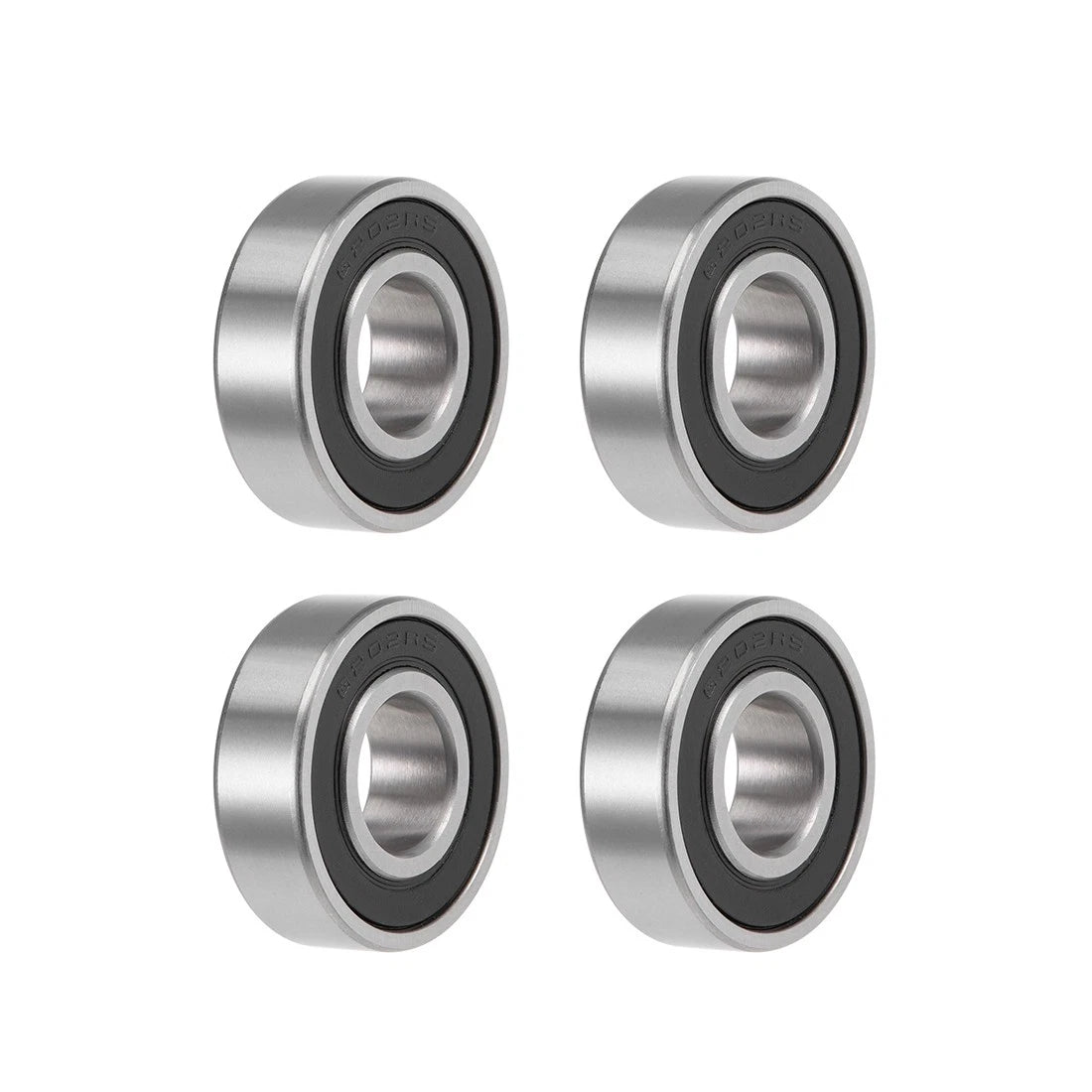 Set of 4 Deep Groove Ball Bearings 6202-2RS for Z2 15x35x11mm