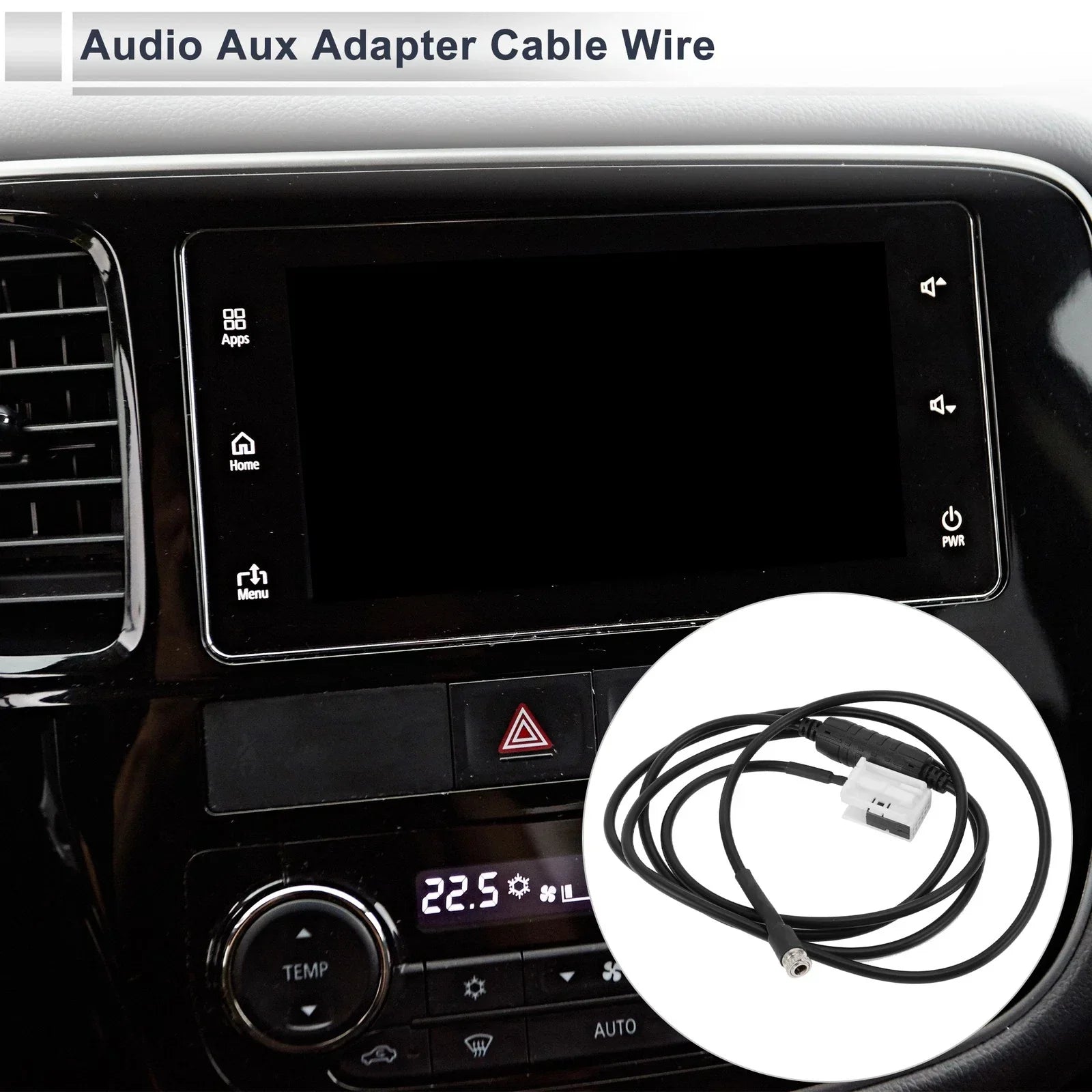 Audio Aux Adapter Cable Wire Stereo Radio Harness for BMW Car
