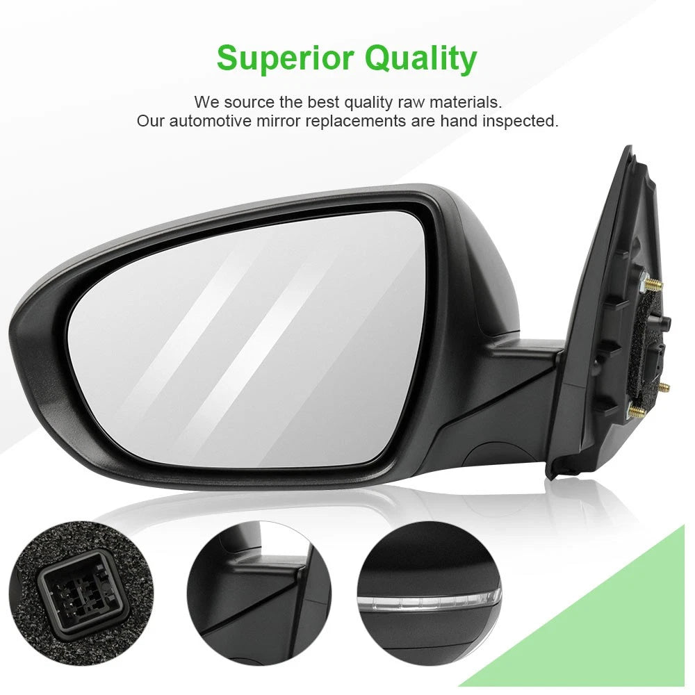 Power Function Manual Fold Signal LH Mirror for Kia Optima K5/Hybrid (2011–2013)