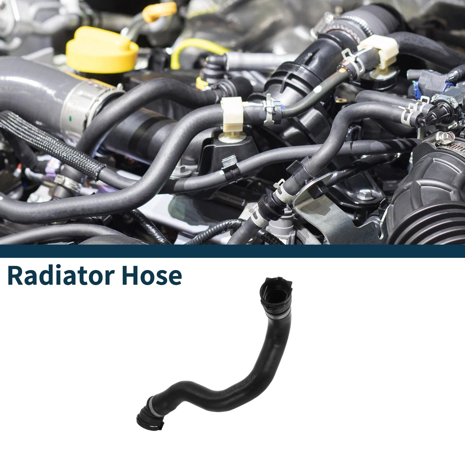 Radiator Hose No.17127535531 for BMW X3 (2018–2019) 2.0L sDrive30i