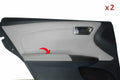 Rear Door Panel Armrest Cover for Toyota Avalon (2013–2018) - Gray Leather