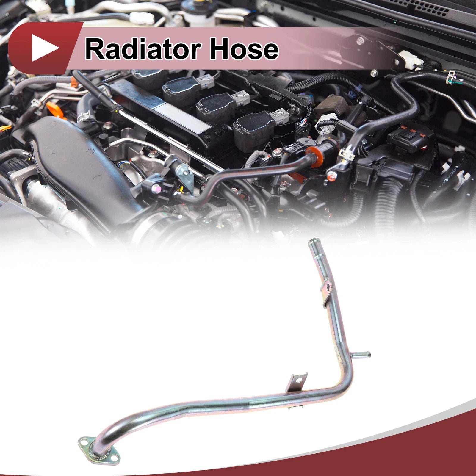 Radiator Hose for Hyundai Accent 1.6L L4 (2012–2019) No. 254572B000 Metal